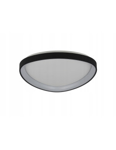 Plafon LED AMANDA TOP 40 cm - czarna lampa sufitowa z regulacją barwy światła i nowoczesnym designem
