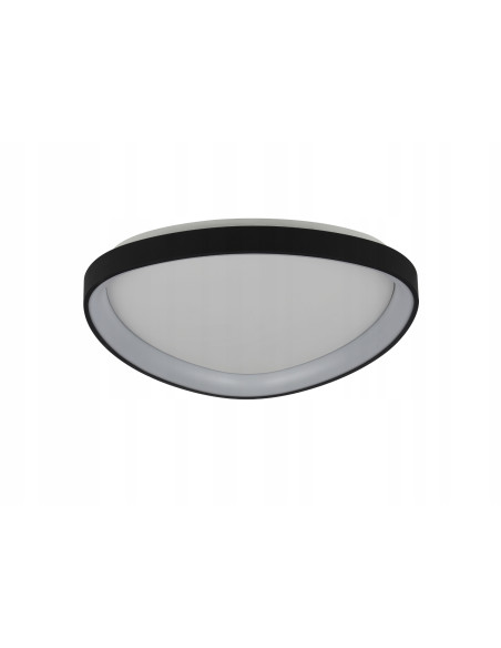 Plafon LED AMANDA TOP 40 cm - czarna lampa sufitowa z regulacją barwy światła i nowoczesnym designem