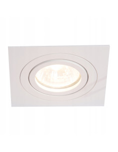 Lampka podtynkowa Metis – nowoczesne kwadratowe oświetlenie z regulacją kąta padania światła do salonu i kuchni