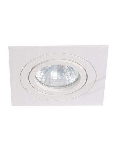 Lampka podtynkowa Metis – nowoczesne kwadratowe oświetlenie z regulacją kąta padania światła do salonu i kuchni