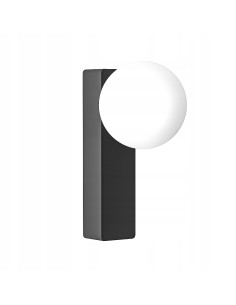 Kinkiet Boletta Perette Nero IP44 – nowoczesna lampa ścienna do łazienki i sypialni w eleganckim designie. 2