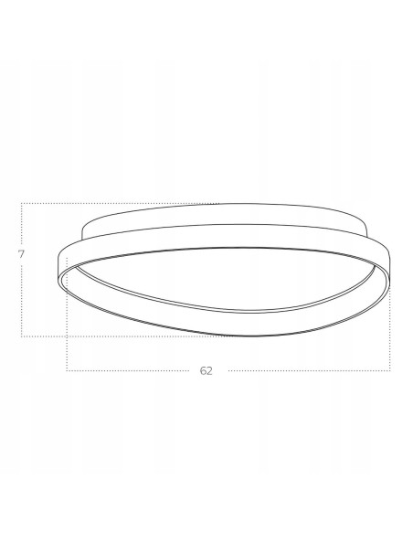 Plafon LED AMANDA TOP w złocie, ściemnialny, nowoczesny do kuchni i korytarzy - eleganckie oświetlenie zintegrowane.