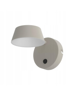 Lampa LED Timo Parette Toupe CCT - nowoczesne oświetlenie w beżowej oprawie do sypialni i wnętrz.