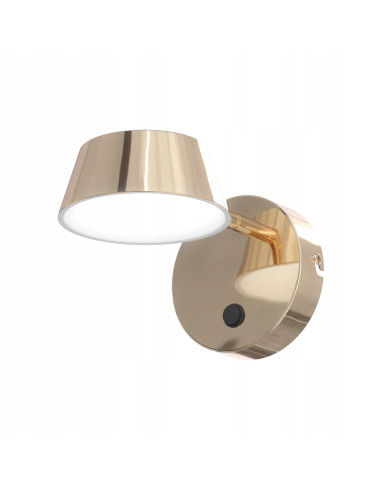 Kinkiet LED Timo Parette Gold CCT - elegancka lampa ścienna z regulacją barwy światła w nowoczesnym stylu