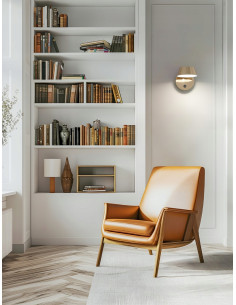 Kinkiet LED Timo Parette Gold CCT - elegancka lampa ścienna z regulacją barwy światła w nowoczesnym stylu 2