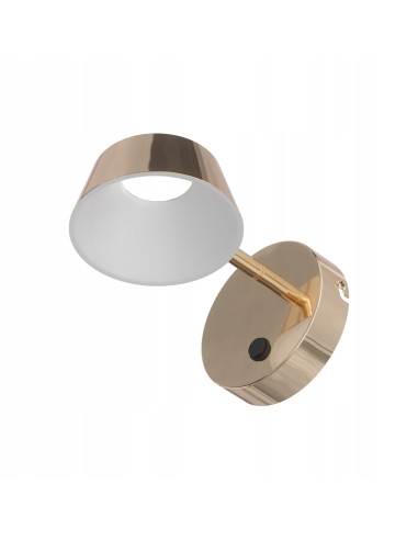 Kinkiet LED Timo Parette Gold CCT - elegancka lampa ścienna z regulacją barwy światła w nowoczesnym stylu