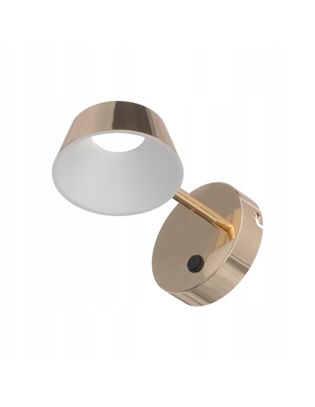 Kinkiet LED Timo Parette Gold CCT - elegancka lampa ścienna z regulacją barwy światła w nowoczesnym stylu