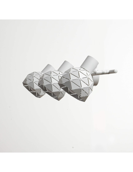 Kinkiet Reus - Nowoczesny metalowy spot z ruchomymi reflektorami w eleganckiej bieli do każdego wnętrza