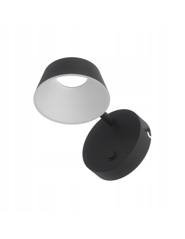 Kinkiet Timo Parette Nero CCT - nowoczesna lampa LED z regulacją barwy światła do eleganckich wnętrz