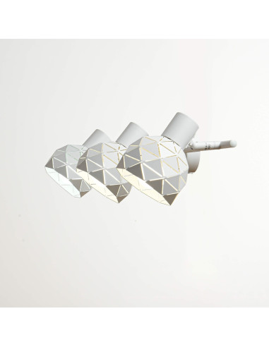 Kinkiet Reus - Nowoczesny metalowy spot z ruchomymi reflektorami w eleganckiej bieli do każdego wnętrza