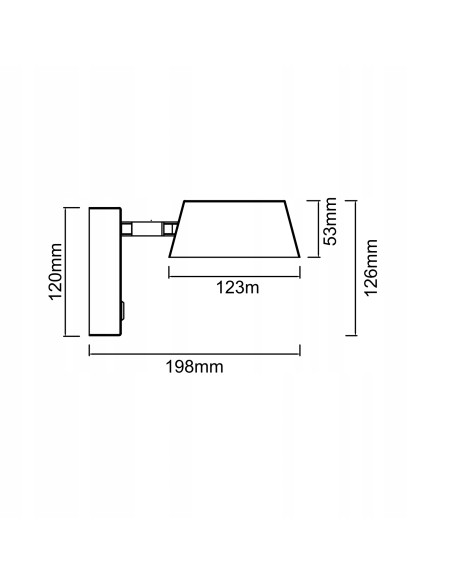 Kinkiet Timo Parette Nero CCT - nowoczesna lampa LED z regulacją barwy światła do eleganckich wnętrz