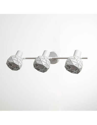 Kinkiet Reus - Nowoczesny metalowy spot z ruchomymi reflektorami w eleganckiej bieli do każdego wnętrza