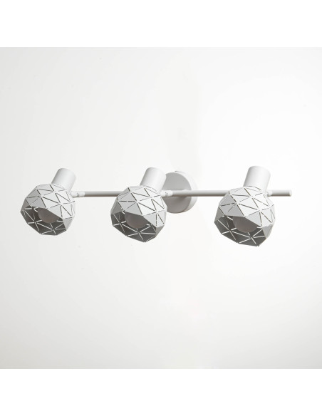 Kinkiet Reus - Nowoczesny metalowy spot z ruchomymi reflektorami w eleganckiej bieli do każdego wnętrza