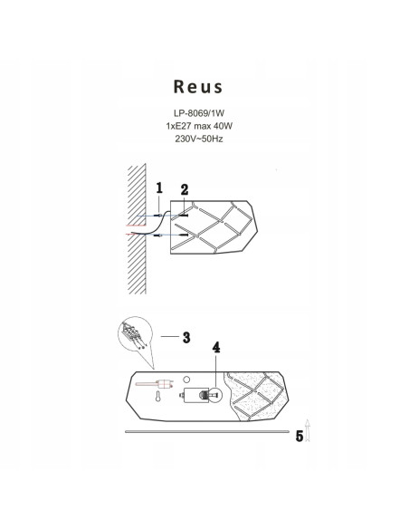 Kinkiet Reus Nowoczesny z Giętej Blachy - Biały Okrągły, Minimalistyczny, E27, 40W, Ścienny, Design Glamour