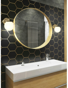 Lampa ścienna Bao Parette Złota IP44 - nowoczesny kinkiet do łazienki i eleganckich wnętrz od Orlicki Design 2