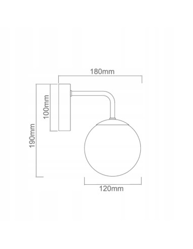 Lampa ścienna Bao Parette Złota IP44 - nowoczesny kinkiet do łazienki i eleganckich wnętrz od Orlicki Design