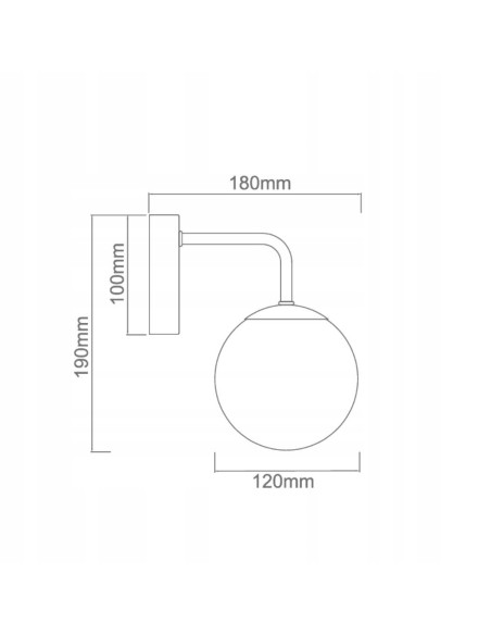 Lampa ścienna Bao Parette Złota IP44 - nowoczesny kinkiet do łazienki i eleganckich wnętrz od Orlicki Design