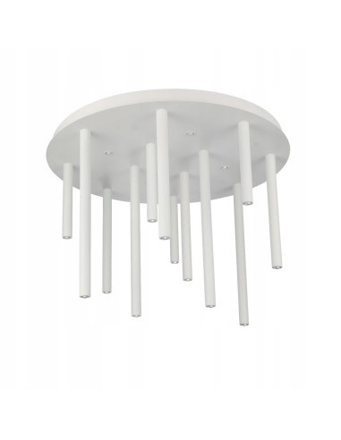 Plafon LED ILIOS 12W w białej matowy, ściemnialny, nowoczesny design, energooszczędny, marka AZzardo