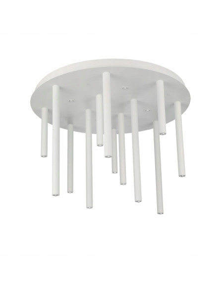 Plafon LED ILIOS 12W w białej matowy, ściemnialny, nowoczesny design, energooszczędny, marka AZzardo