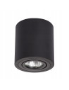 Oprawa natynkowa Tulon czarna - minimalistyczne oświetlenie sufitowe GU10 z regulacją kąta światła