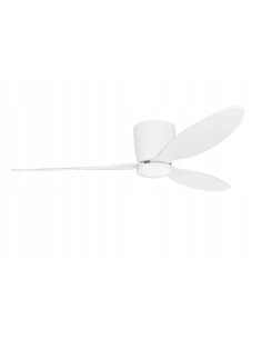 Wentylator sufitowy LED VENETI CCT - biały, z pilotem, 2 w 1, funkcja cyrkulacji powietrza i ściemniania światła