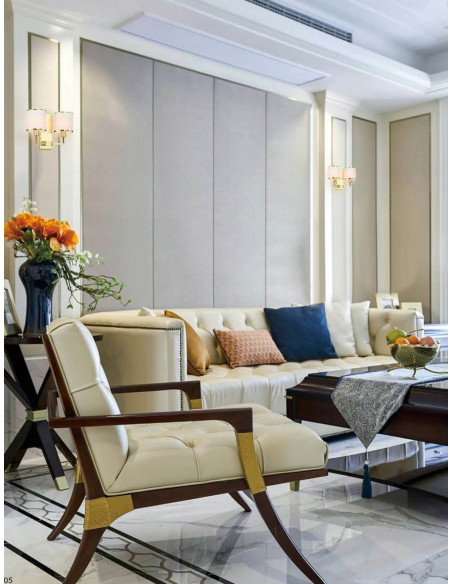 Kinkiet Casa Old Gold Parette - nowoczesna lampa ścienna w eleganckim stylu do sypialni i salonu