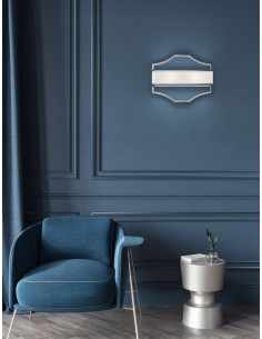 Kinkiet Gerdo Parette Cromo - Nowoczesna lampa ścienna z chromowanym wykończeniem i minimalistycznym designem 2