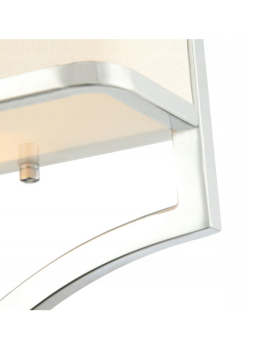 Kinkiet Gerdo Parette Cromo - Nowoczesna lampa ścienna z chromowanym wykończeniem i minimalistycznym designem