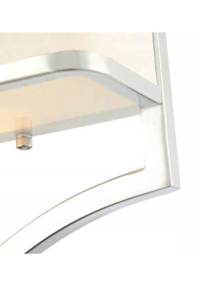 Kinkiet Gerdo Parette Cromo - Nowoczesna lampa ścienna z chromowanym wykończeniem i minimalistycznym designem