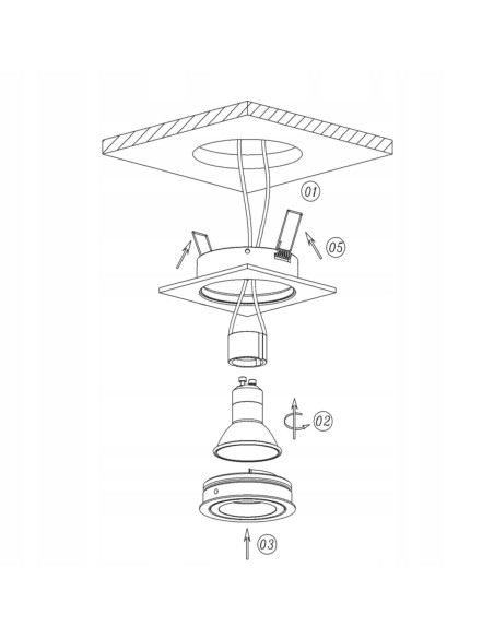 Nowoczesne Oczko Oświetleniowe IP65 Lagos – Minimalistyczna Lampa Do Łazienki GU10, Biała, Klasa A