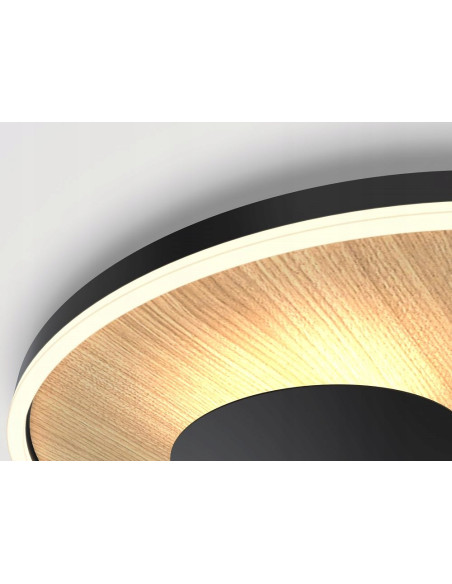 Plafon LED Reims w stylu nowoczesnym z metalowymi osłonkami, dostępny w dwóch rozmiarach – eleganckie oświetlenie biurowe