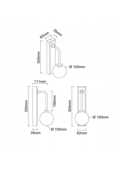 Kinkiet Ero Parette w Staro Złotej Odsłonie IP44 z Mleczną Kulą - Eleganckie Oświetlenie do Łazienki i Wnętrz