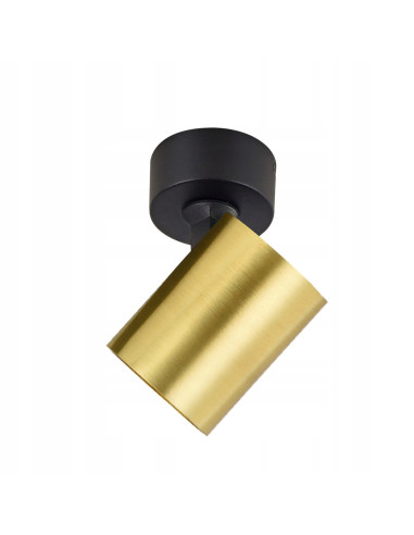 Reflektor sufitowy Snow Gold - nowoczesne oświetlenie w eleganckim złotym wykończeniu, idealne do kuchni i jadalni.