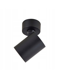 Lampa ścienna Spot Snow GU10 czarna z regulacją – eleganckie oświetlenie do sypialni i nowoczesnych wnętrz 2