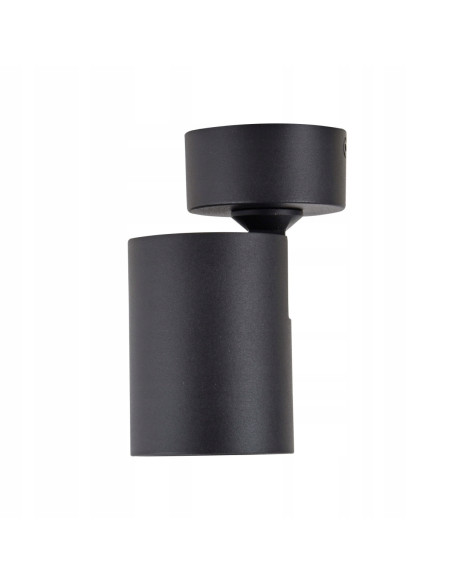 Lampa ścienna Spot Snow GU10 czarna z regulacją – eleganckie oświetlenie do sypialni i nowoczesnych wnętrz