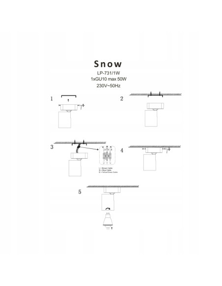 Lampa ścienna Spot Snow GU10 czarna z regulacją – eleganckie oświetlenie do sypialni i nowoczesnych wnętrz