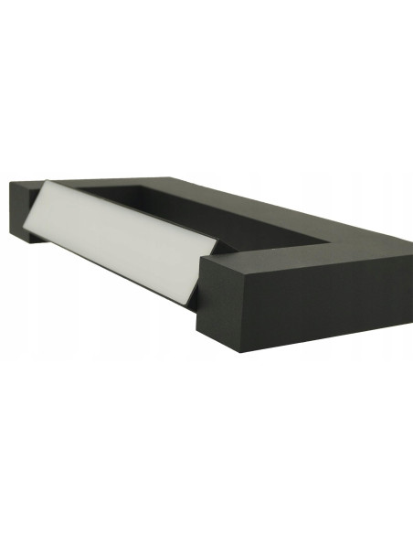 Nowoczesny kinkiet LED ASTER IP54 90 cm czarny, obrotowy, wodoodporny, 2x16W - oświetlenie do wnętrz i na zewnątrz