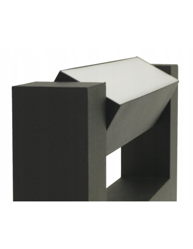 Nowoczesny kinkiet LED ASTER IP54 90 cm czarny, obrotowy, wodoodporny, 2x16W - oświetlenie do wnętrz i na zewnątrz