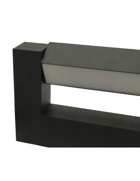 Nowoczesny kinkiet LED ASTER IP54 90 cm czarny, obrotowy, wodoodporny, 2x16W - oświetlenie do wnętrz i na zewnątrz