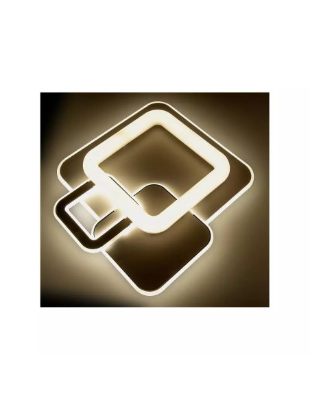 Kwadratowy plafon LED z regulacją barwy światła - nowoczesność i elegancja do każdego wnętrza