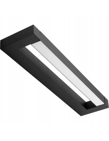 Nowoczesny kinkiet LED ASTER IP54 90 cm czarny, obrotowy, wodoodporny, 2x16W - oświetlenie do wnętrz i na zewnątrz