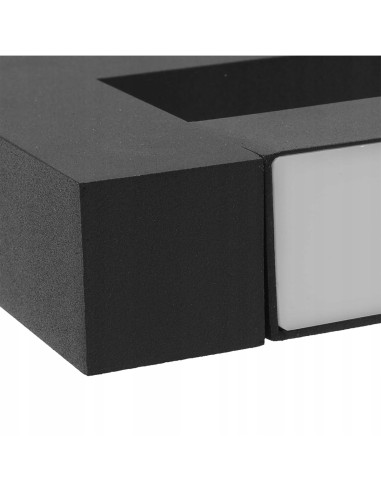 Nowoczesny kinkiet LED ASTER IP54 90 cm czarny, obrotowy, wodoodporny, 2x16W - oświetlenie do wnętrz i na zewnątrz