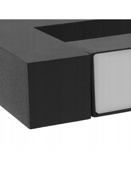 Nowoczesny kinkiet LED ASTER IP54 90 cm czarny, obrotowy, wodoodporny, 2x16W - oświetlenie do wnętrz i na zewnątrz