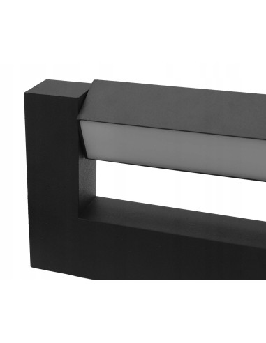 Nowoczesny kinkiet LED ASTER IP54 90 cm czarny, obrotowy, wodoodporny, 2x16W - oświetlenie do wnętrz i na zewnątrz