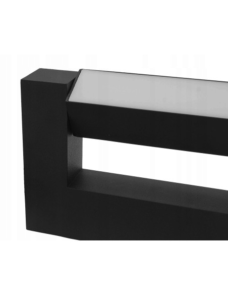Nowoczesny kinkiet LED ASTER IP54 90 cm czarny, obrotowy, wodoodporny, 2x16W - oświetlenie do wnętrz i na zewnątrz