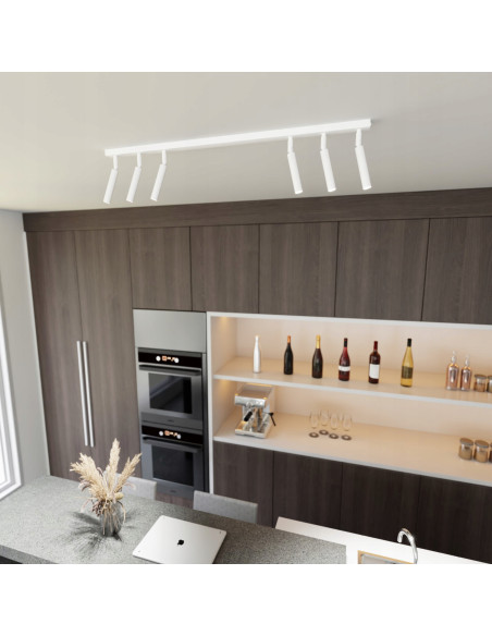 Eleganckie Regulowane Spoty IVI w Białej Barwie – Nowoczesne Oświetlenie Wnętrz z Funkcją Dostosowania Kąta Światła