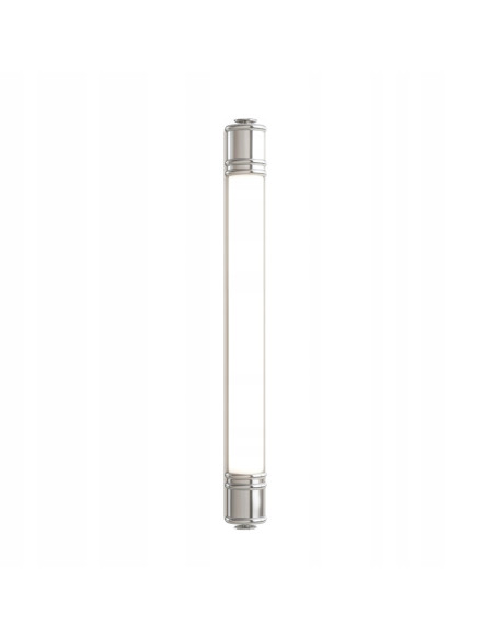 Lampa LED Omi Parette Cromo 60 - Elegancka Lampa Ścienna do Biura i Łazienki, IP44, Modernistyczny Design