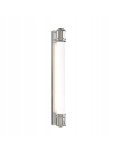 Lampa LED Omi Parette Cromo 60 - Elegancka Lampa Ścienna do Biura i Łazienki, IP44, Modernistyczny Design
