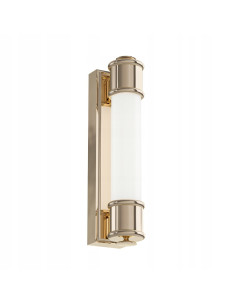 Kinkiet Omi Parette Gold 30 - Luksusowe oświetlenie w stylu angielskim z mlecznym kloszem do wnętrz glamour 2