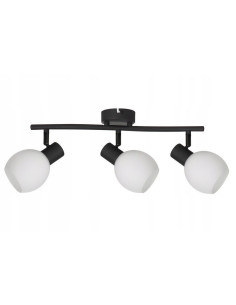 Reflektor sufitowy Cortez 3-punktowy czarny - minimalistyczna lampa do klatki schodowej i korytarza 2